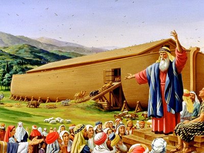Noé prega do dilúvio